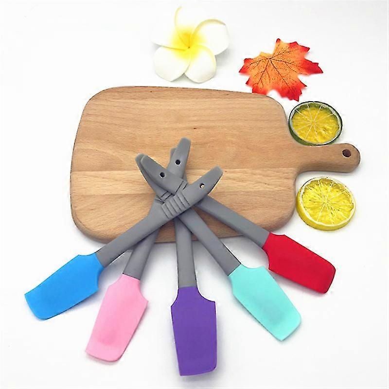 4pcs Mini Silicone Spatula Non-stick Jar Spatula Cooking Scraper