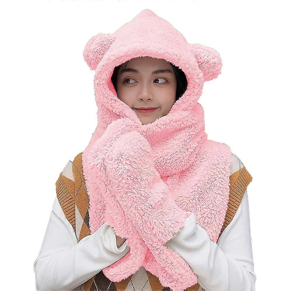 Mädchen Winter Warm Cartoon Plüsch für Mädchen