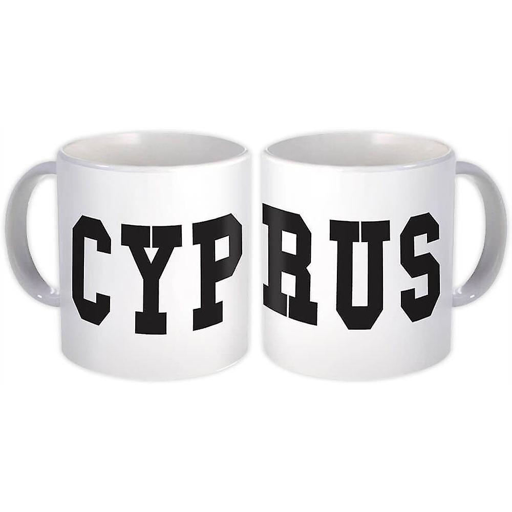Geschenkbecher: Zypern Flagge