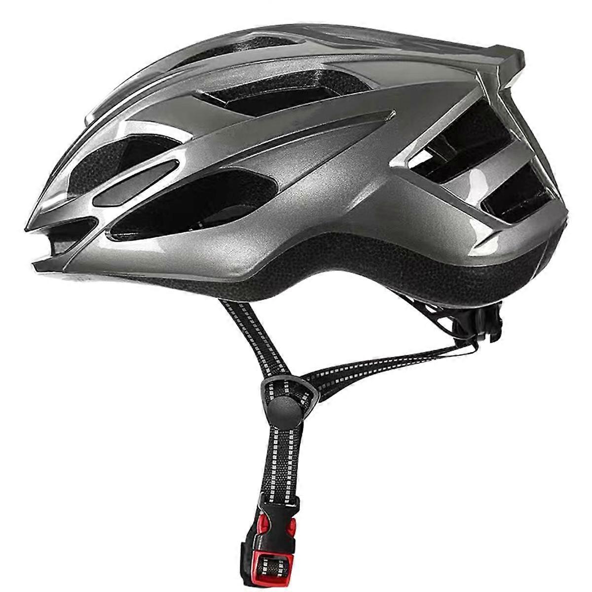 الكبار خوذة الدراجة الخفيفة خوذة الدراجة للرجال النساء خوذة دراجة للبالغين الشباب الجبل الطريق راكب الدراجة النارية صالح 57-62 سنتيمتر رمادي