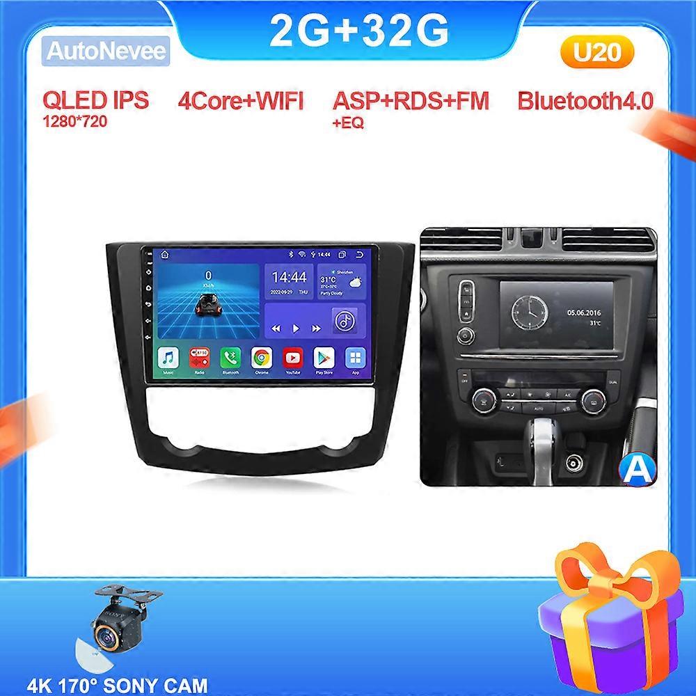 Radio Android Carplay 9 pouces pour RENAULT KADJAR 2015 - 2019 IntelligentSystem 8core MultimediaPlayer Écran Tactile 5GDisplay