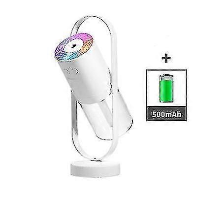 YYH-360 Rotating Air Purifier ,battery Model, 500 MahWhite