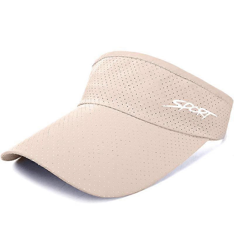 Summer Jogging Golf Sun Visor Cap for Men Women Quick Dry Breathable Eyelet Mesh Sport Running Caps Adjustable Size