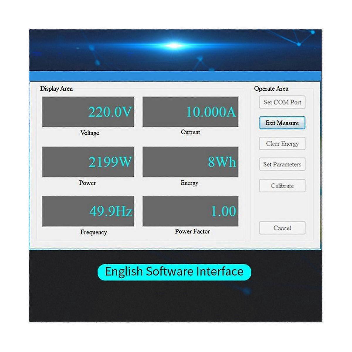 100a Pzem 004t 3.0 Version Wattmeter Kwh Meter Volt Amp Current Test Module For Ttl Com2com3com4