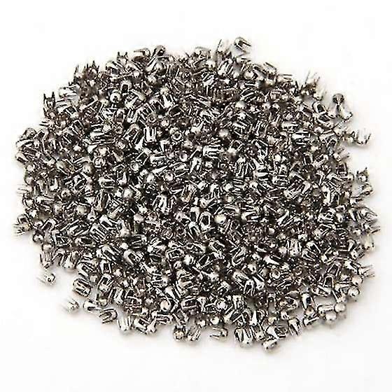 1000 Silver Copper Round Rivet Studs Spots Diy Rock Punk 2.5mm