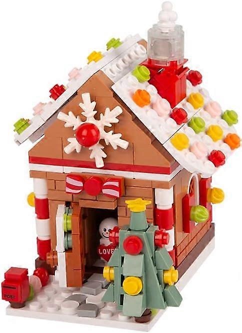 Christmas Tree Building Kits for Kids DIY Building Block Christmas Tree Gingerbread House Snowman Educational Learning Science Building 8+ Year Old