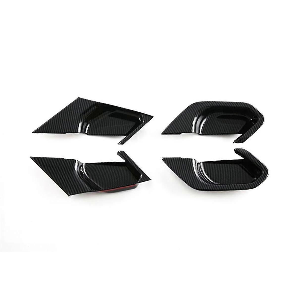 For 5 Series G60 2024 Inner Door Handle Bowl Cover Trim Decoration Interior Accessories ,ABS Carbon
