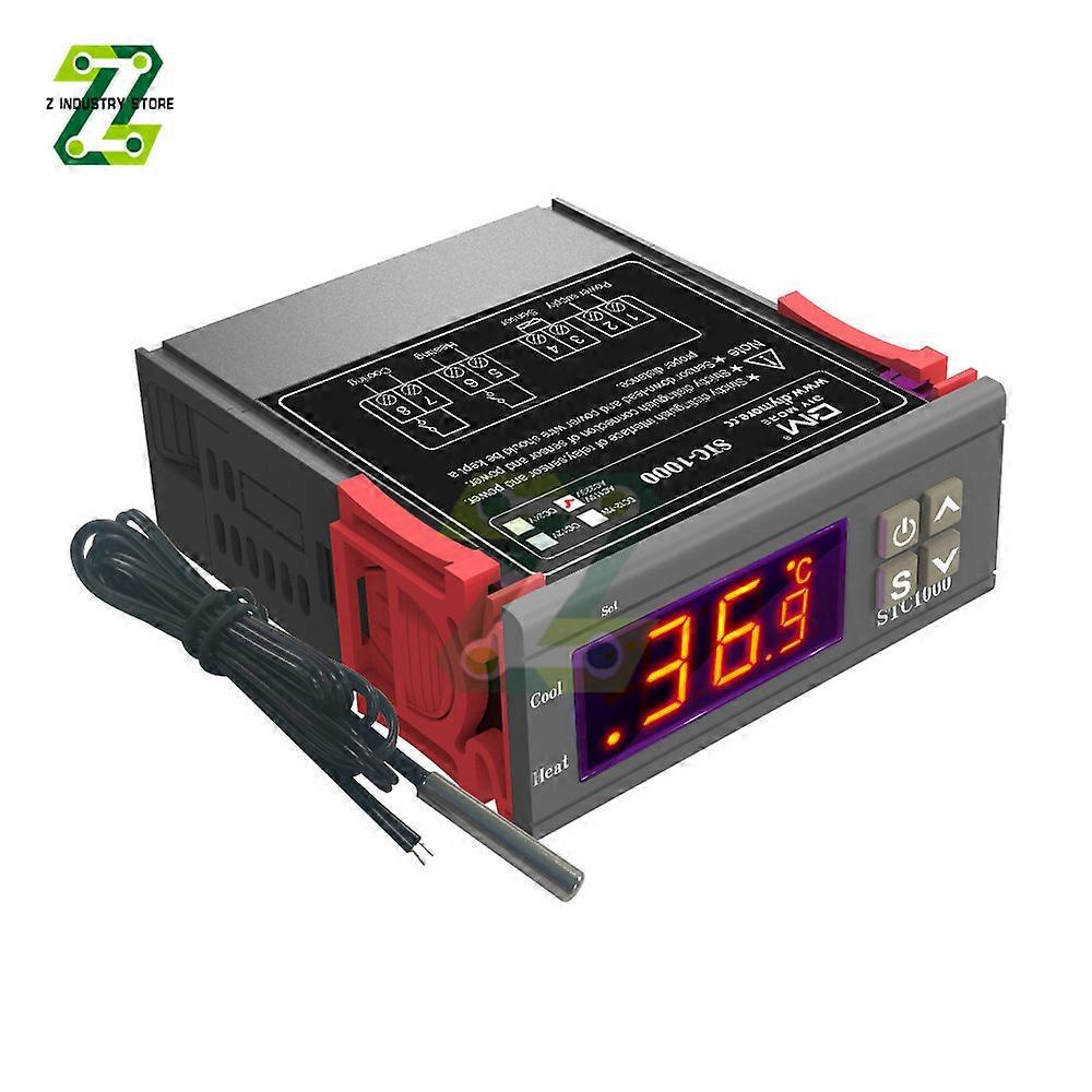 STC-1000 Temperature Controller 110 220V Dual Digital Temperature Controller Two Relay Output Thermoregulator Heating Cooling