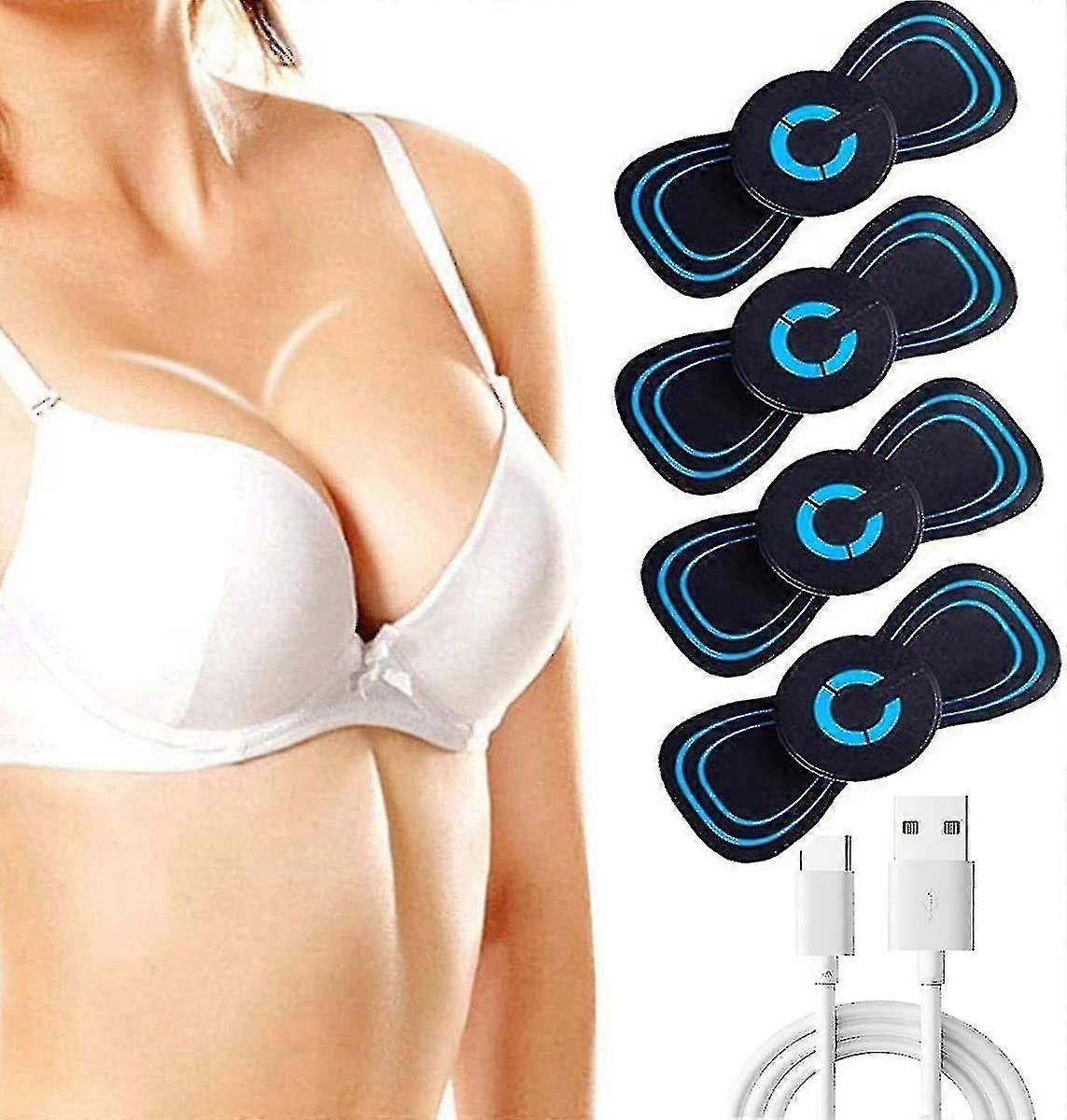 Liftup Ems Breast Massage Pad 6 Modes Adjustable Shaping Massager (2pcs)