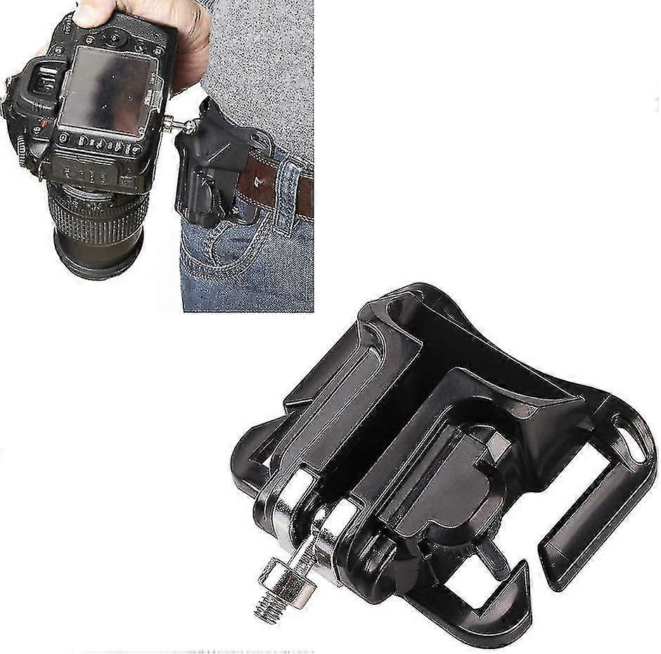 カメラベルトクリップウエストベルトホルスターホルダーショルダーストラップバックルボタン、デジタル一眼レフカメラ