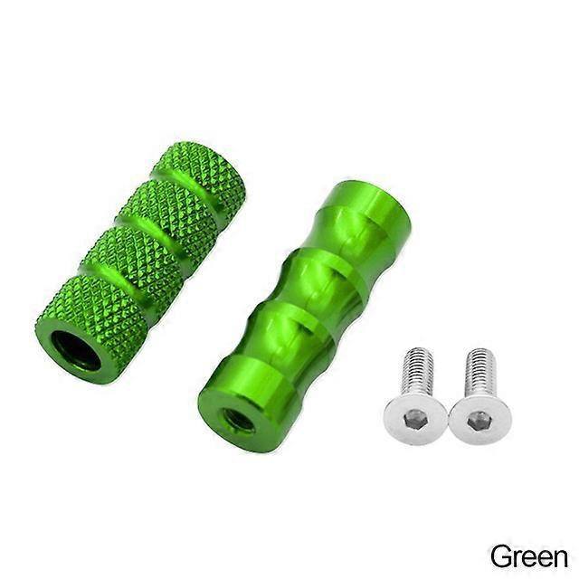 2PCS Motorcycle CNC Universal M6 Gear Shift Lever Peg Brake Pedal Shifter Foot Pegs Motorbike Footrests Footpeg Aluminum