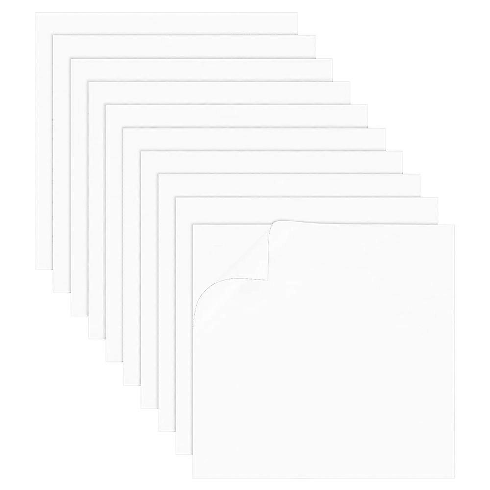 10 Sheet 30x30cm Double Sided Adhesive Foam Sheets 1mm Thick White Craft Adhesive Tape Sheet for Scrapbooking Crafting