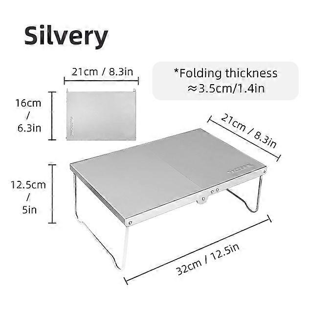 Camping PorFolding Tables Foldable Folding Tables Small Coffee Folding Tabless Ultralight Outdoor Hiking Picnic Folding Tables MDF MiniFolding Tables