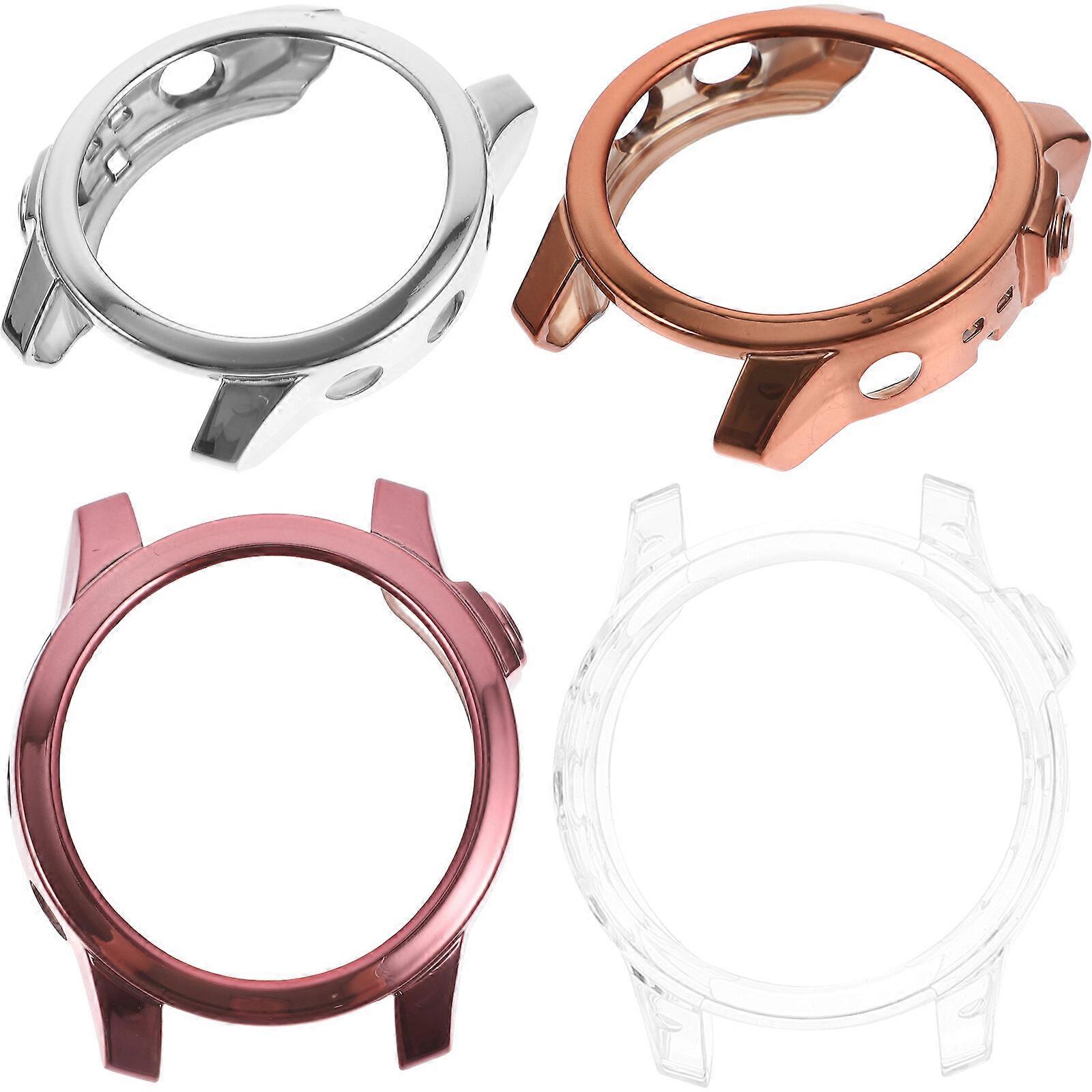 4Pcs Smartwatch Screen Protector Cases Watch Protective Covers TPU Watch Screen Covers