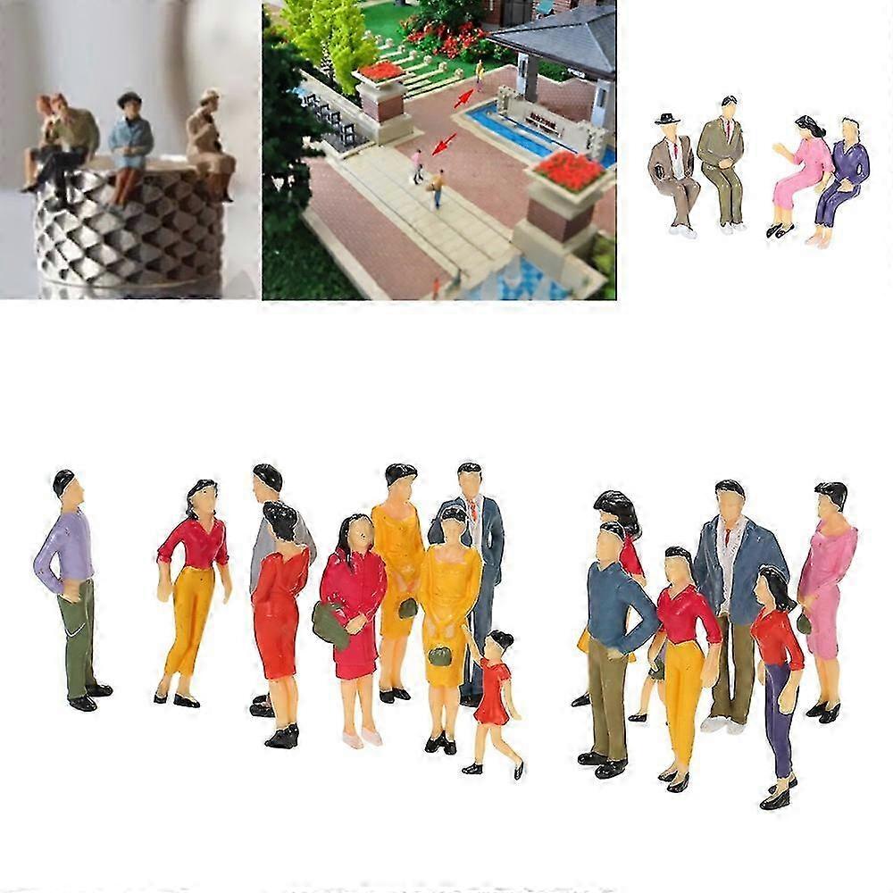 Aggiungi realismo al tuo modellino treni 49 Pack HO OO Scale Persone