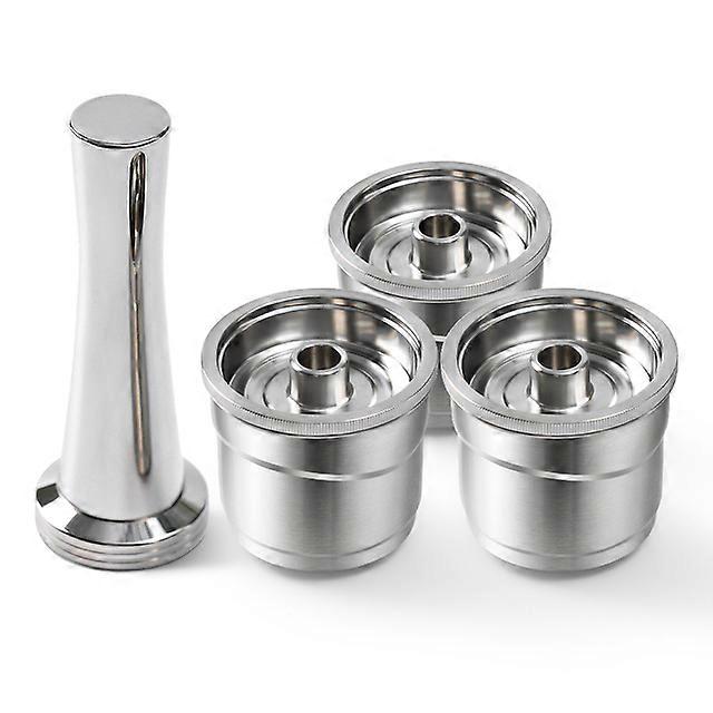 Resuable Coffee Capsule Filter for X7 illy Y3 illy Y5 Coffee Machine Refillable Stainless Steel Coffee Pod with Tamper & Holder