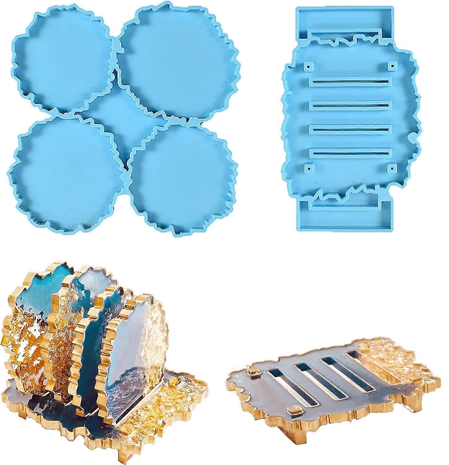 Irregular Coaster Resin Molds Set