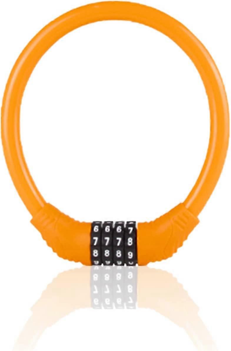Bicycle Lock 4 Digits Resettable Mini Combination Combination Bicycle Lock