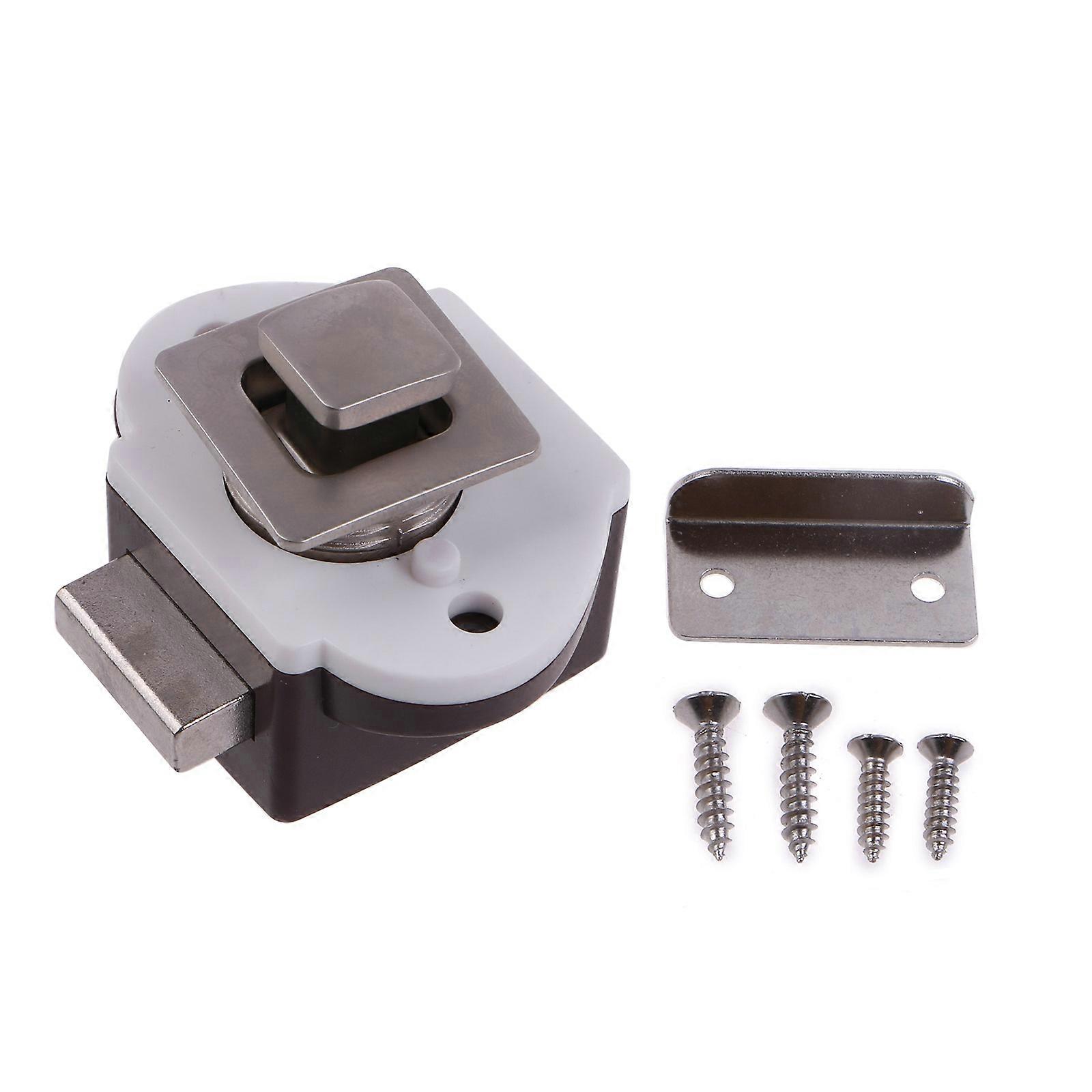 Push Button for Latch Catch Knob Lock Cupboard Cabinet Handle Caravan for Camper