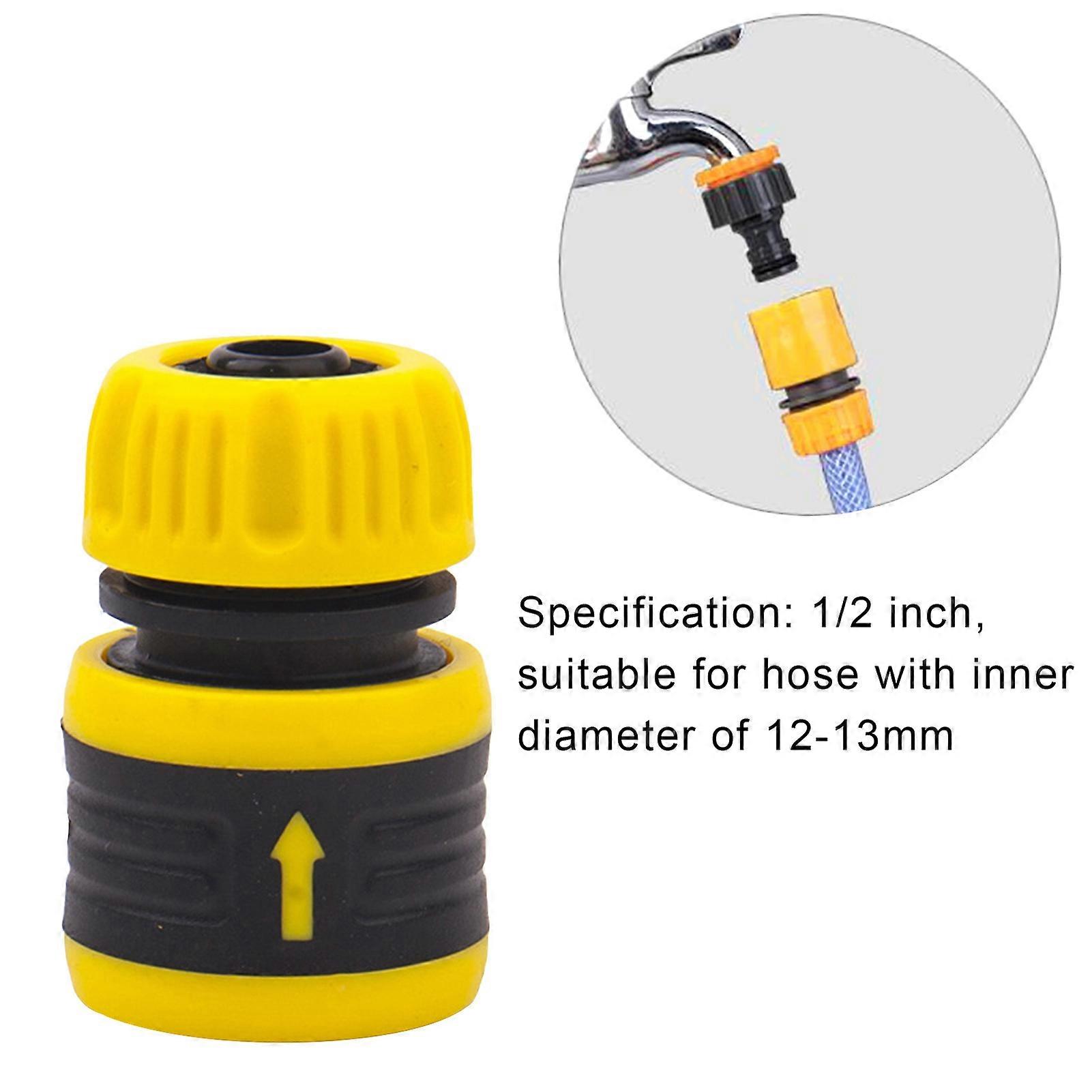 Hose Connector Clear Thread Secure Connection Reliable Operation ABS Water Hose Tap Quick Connector for Agricultural Irrigation Mengxi