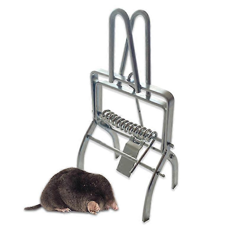 2pack Mole Trap Steel Gopher For Plen Utendørs Gopher Garden Farm - - 2 stk