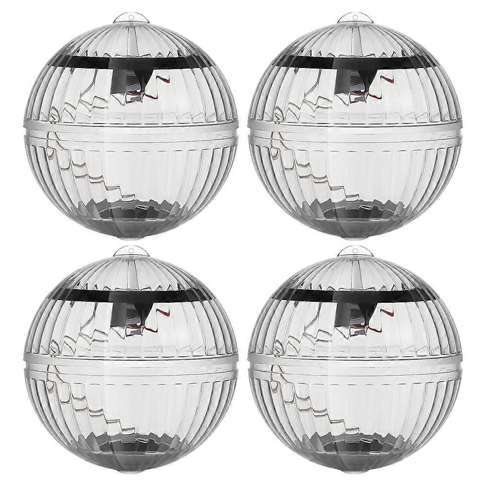 4pcs Solar Floating Pond Light Color Changing Light Waterproof Garden Pool Light