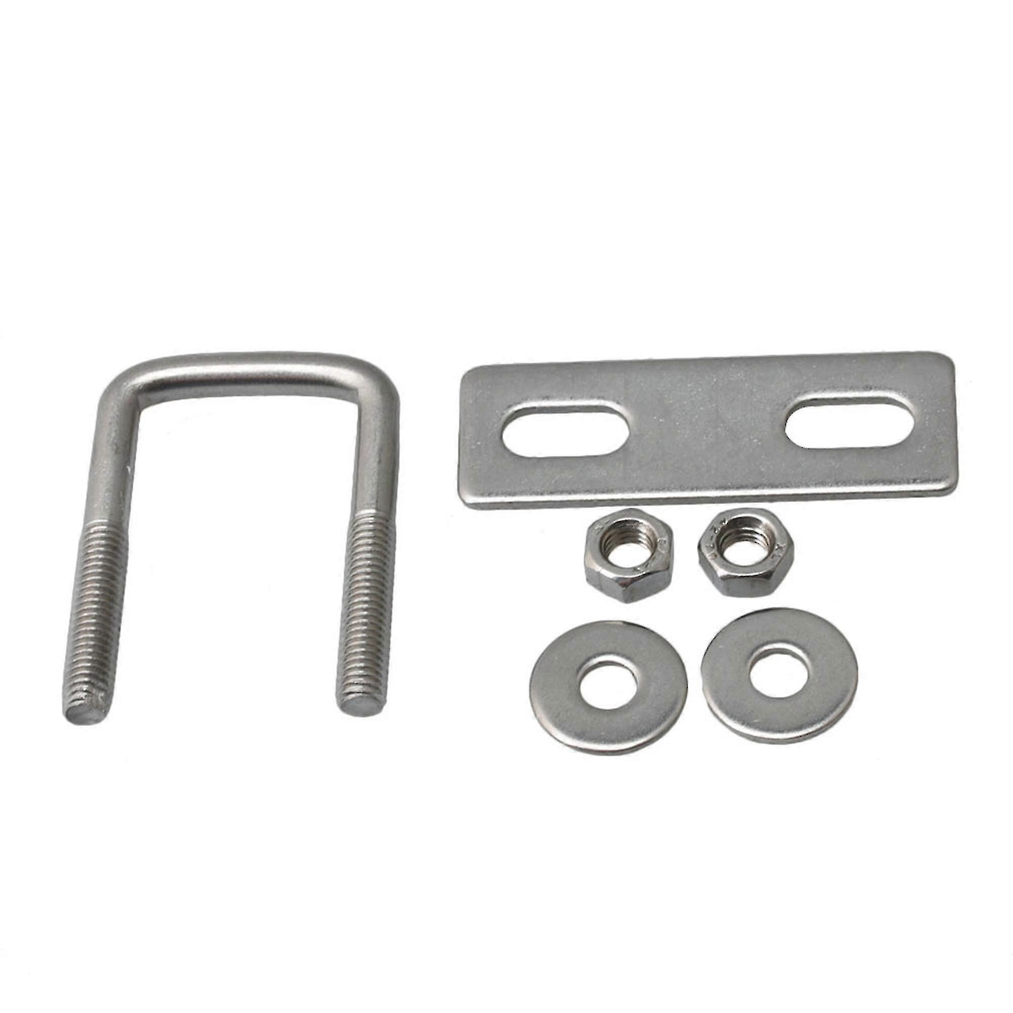 6mm Diameter Square U Bolts With Back Plates U-bolt For Pipe Fixing