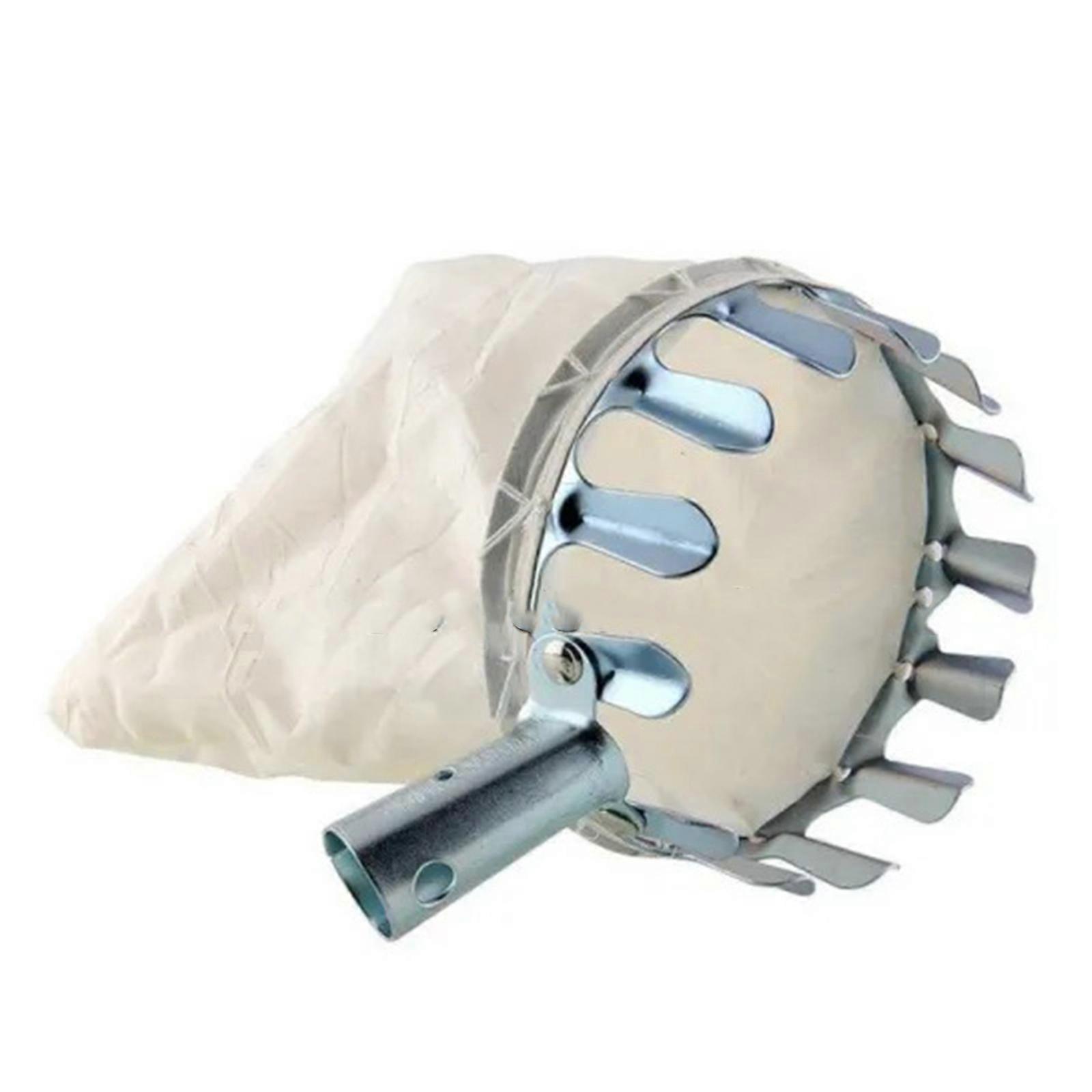 Frukt Picker Head Harvest Basket Stor elastisk pose Frukt Plukkverktøy for å få Apple appelsiner