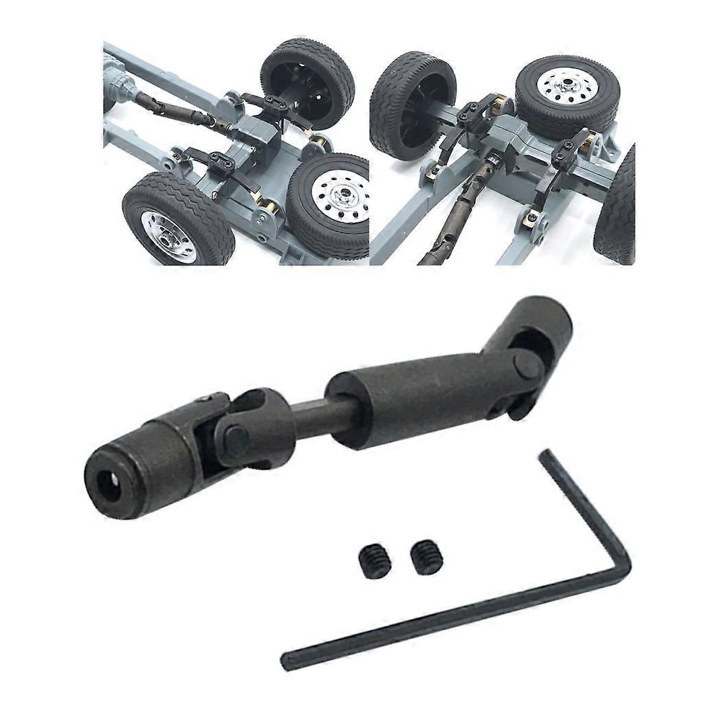 WPL B14 B16 B24 C14 C24 C34 1/16 RCカーパーツ用アップグレードパーツメタルドライブシャフト
