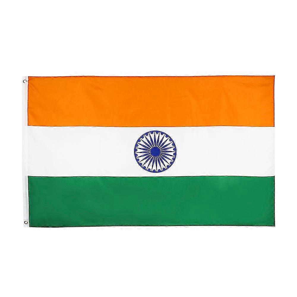 インド国旗90x150cmの装飾のためのインドの国旗のぶら下がっているポリエステル