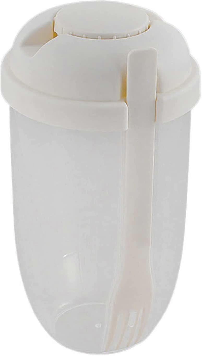 2022 Salad Meal Shaker Cup, Container To Go, Portable Fruit And Vegetable Cups Container, With Fork
