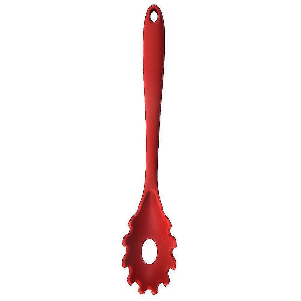 Forchetta per pasta alimentare, resistente al calore fino a 480 ° F, paletta per spaghetti in silicone resistente al calore di alta qualità