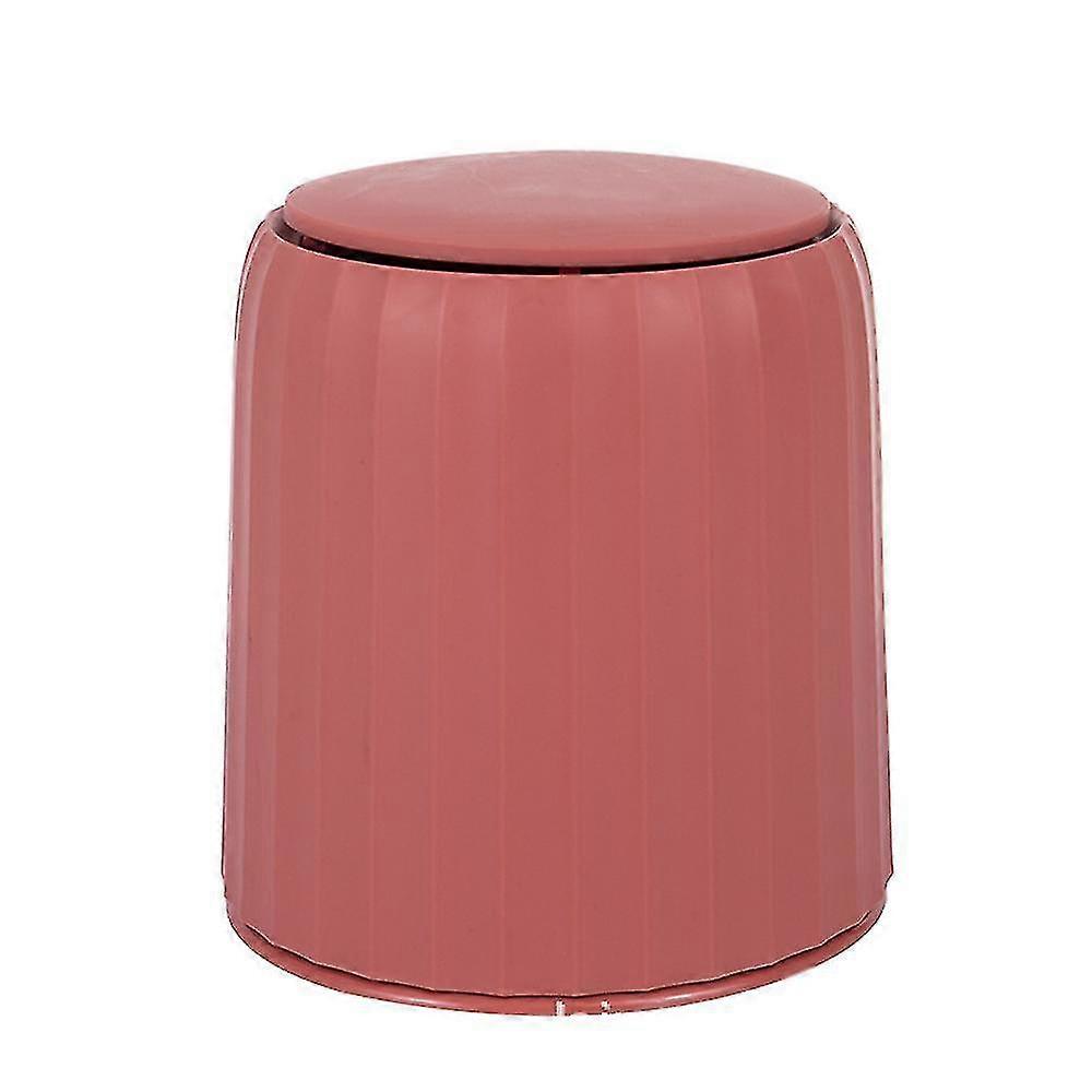 PP Trash Can, Inner And Outer Double Barrel Push-type Bomb Cover Is Suitable For Office Storage