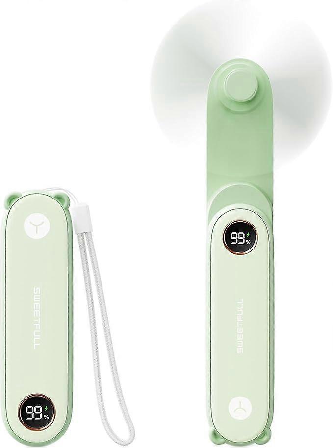 Portable Handheld Mini Fan with LED Display