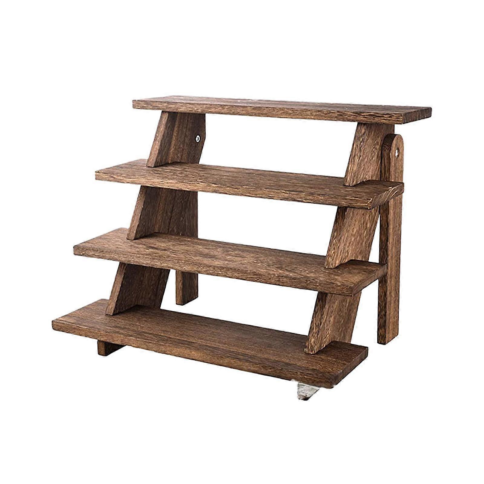 Display Riser 4 Tier Practical Table Display Stand for Home Cookie Farmhouse