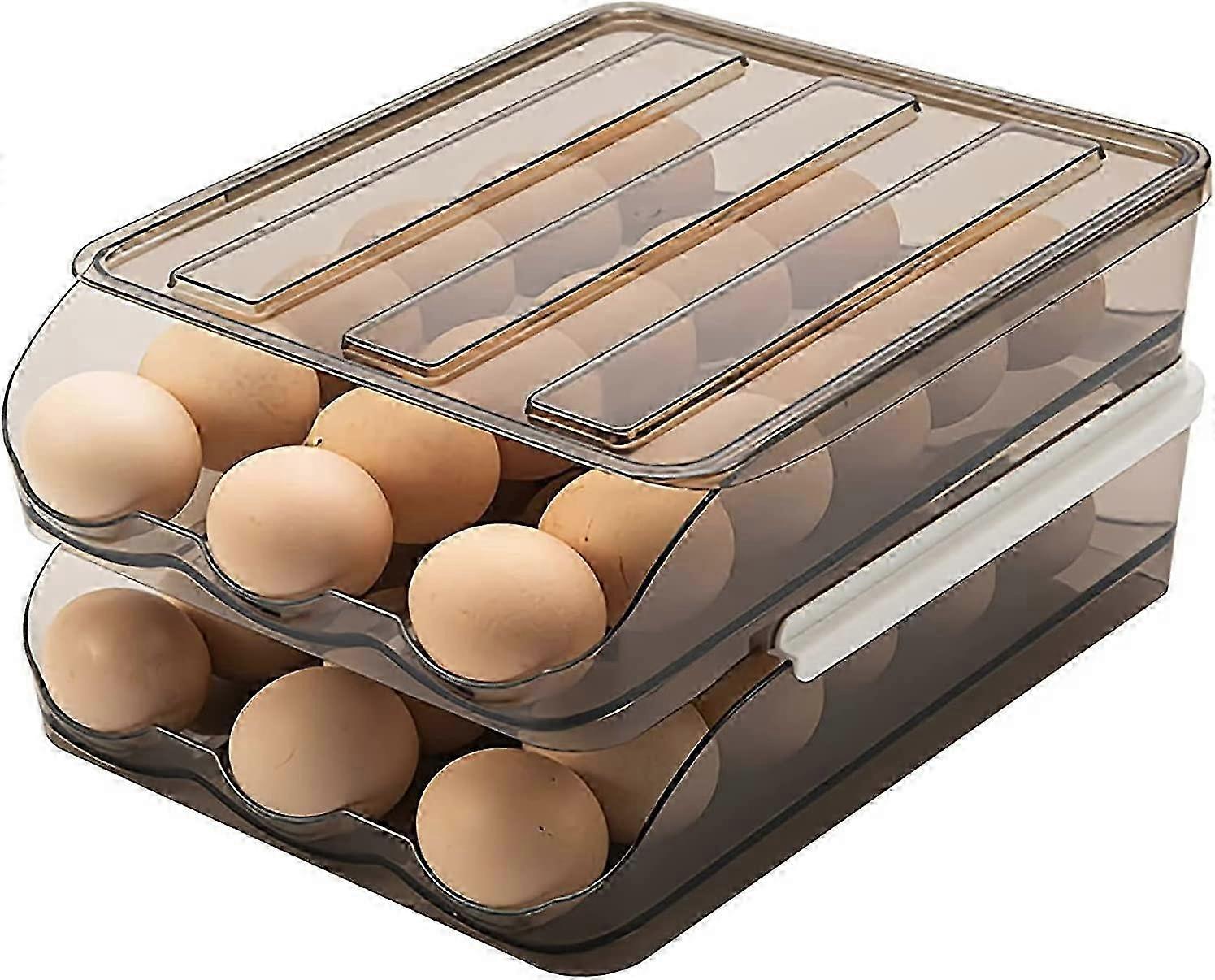 36 Grid Double-Layer Egg Tray - Large Capacity Egg Storage