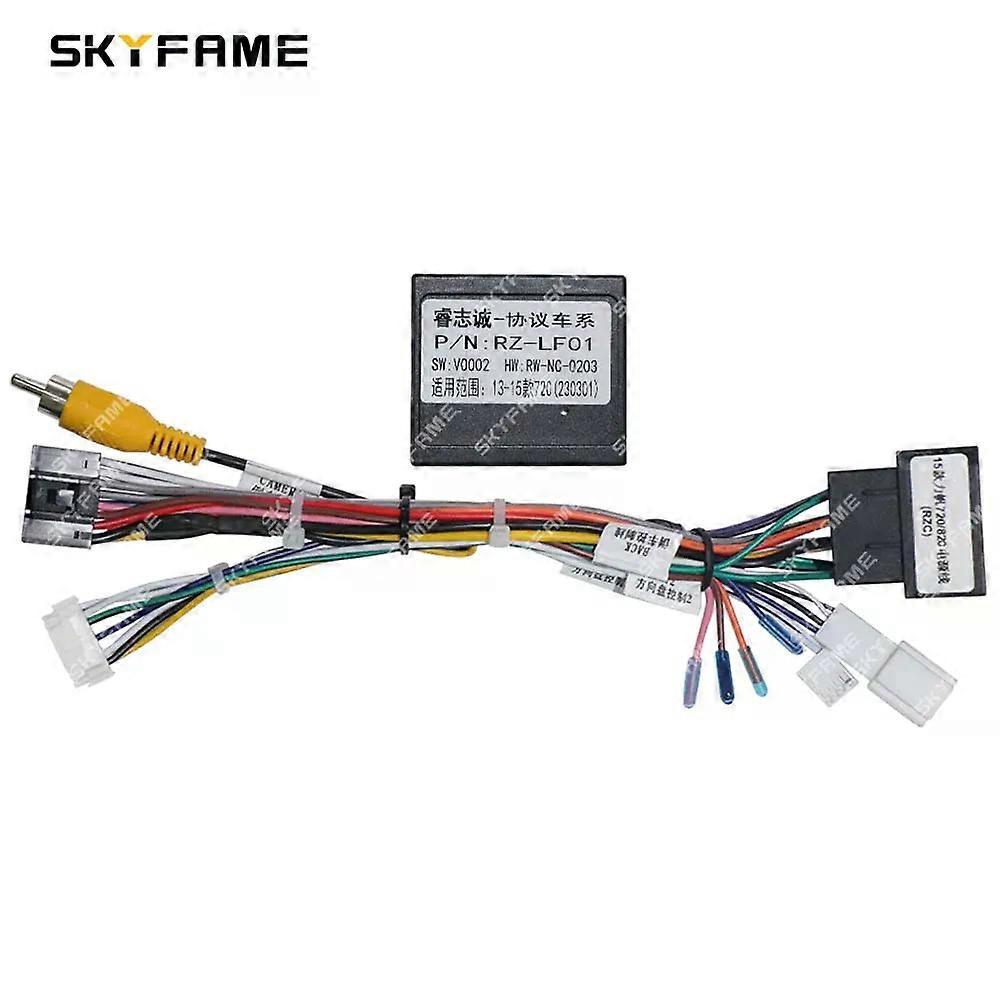 車16ピンワイヤーハーネスアダプターCanbusボックスデコーダーAndroidラジオ電源ケーブルLifan 820 720に適用