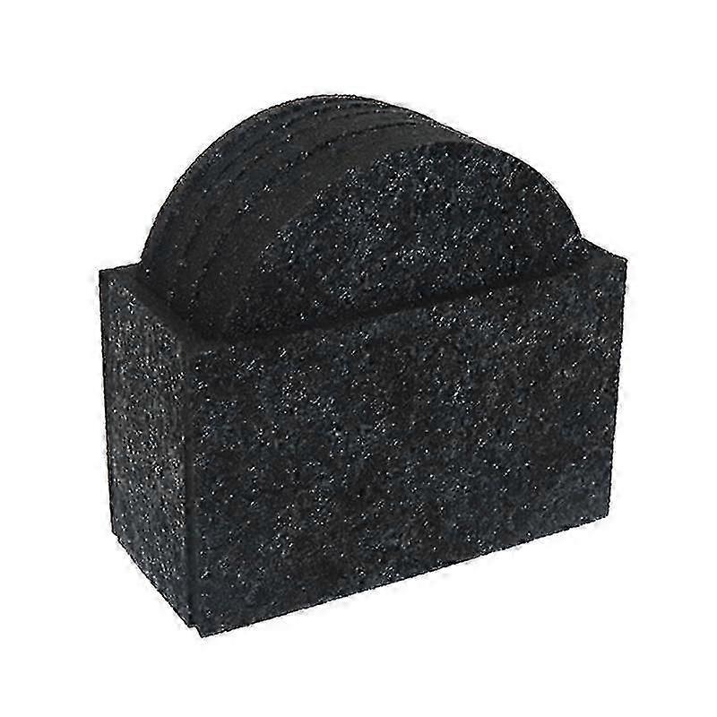 8pcs Felt Round Square Hexagon Shape Heat Insulated Cup Mat Coaster Table Decor