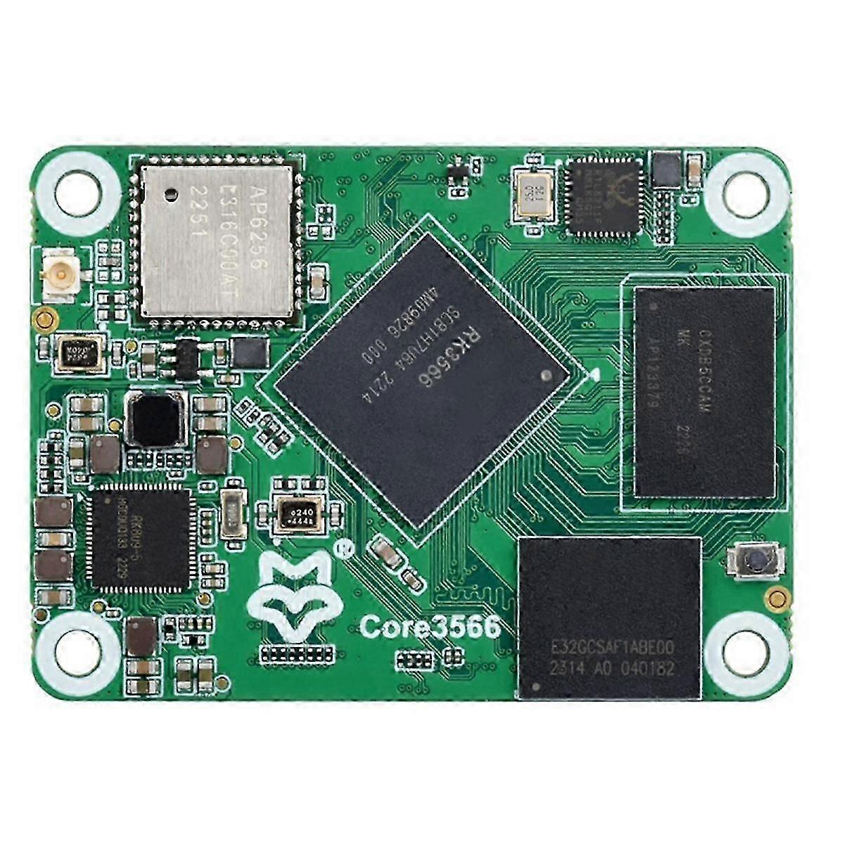 Módulo Core3566, Processador Rockchip Rk3566 Quad-core, Compatível com Para Cm4,2gb+ 32gb Emmc Com Wifi