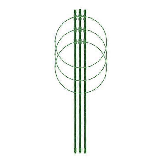 Plant Support Stand with Adjustable Stable Installation Construction Non-Fading Simple Rings Climbing Plants Stake