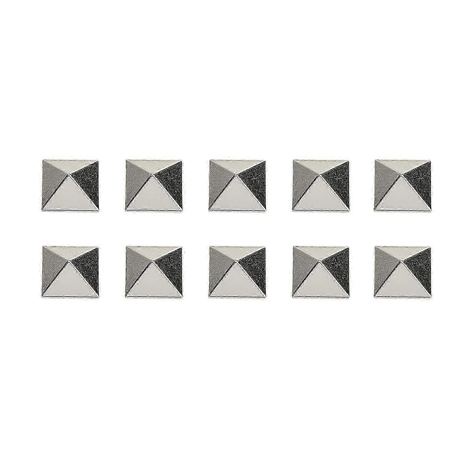 10 יח 'סנובורד רפידות סטומפ סגסוגת אבץ חתיכים פירמידה נגד החלקה סקי אחיזת סנובורד מזרן Stomp לספורט חורף - טוב