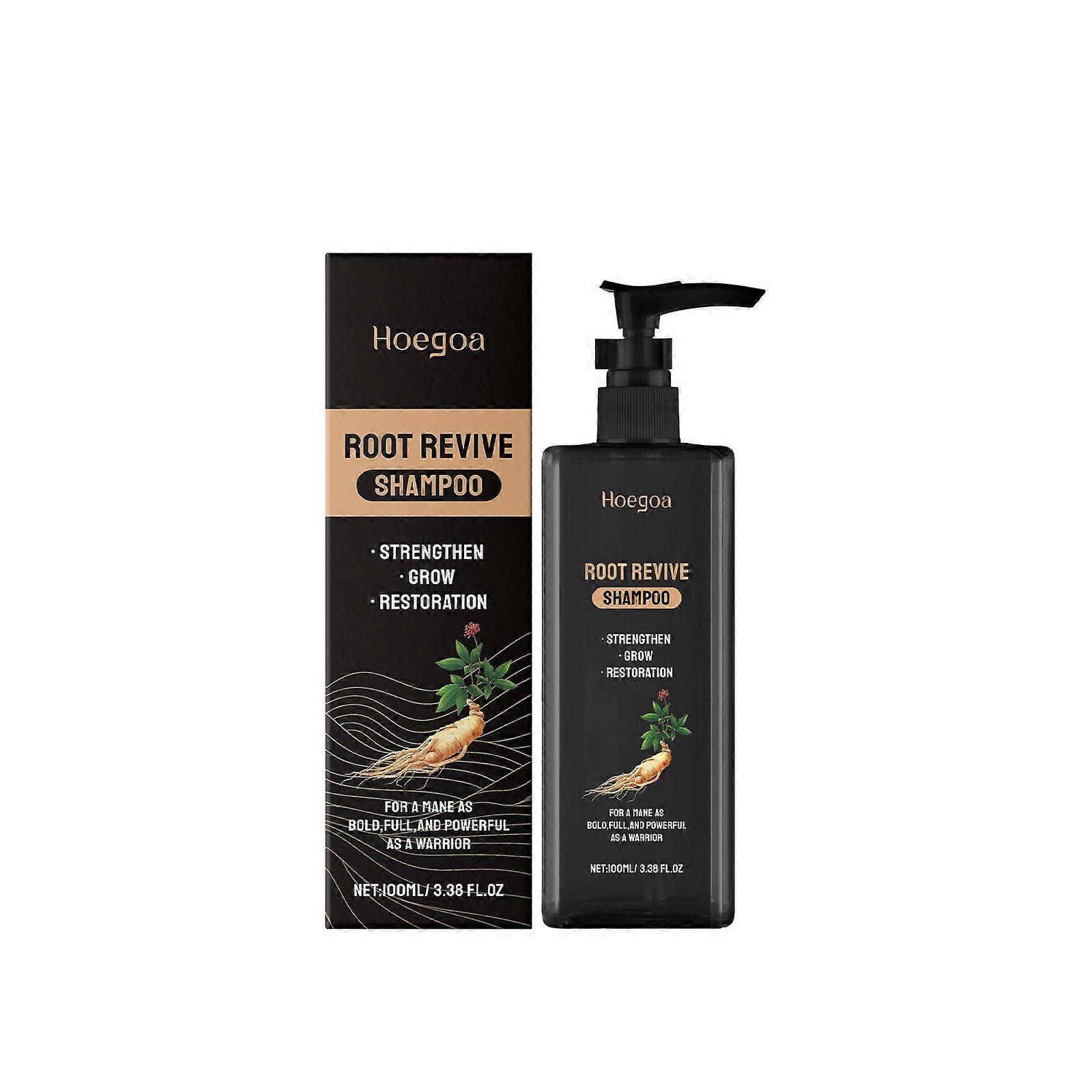 Hoegoa Ginseng Root Shampoo Cleanses Scalp, Moisturizes And Softens Hair, Refreshing And Fluffy Hair Shampoo