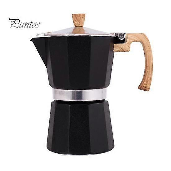 Moka Pot Espresso Maker Easy to Clean Stovetop Coffee Percolator Aluminum Italian Design Cuban Coffee Maker for Rich Flavor