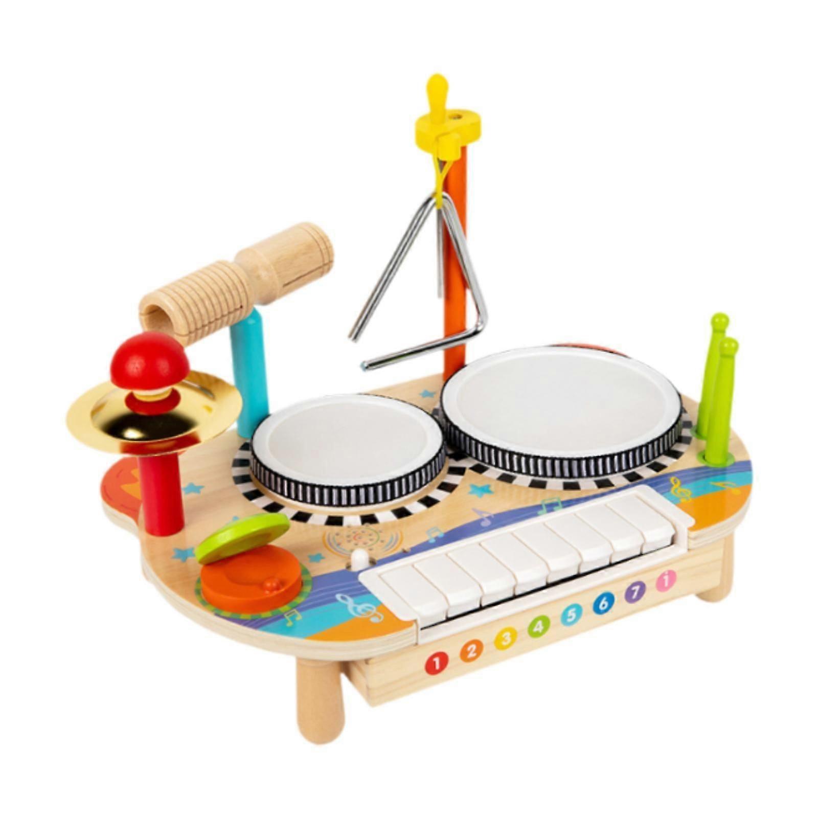キッズドラムセット就学前の音楽キットパーティーの好意の子供のための赤ちゃんの音楽玩具