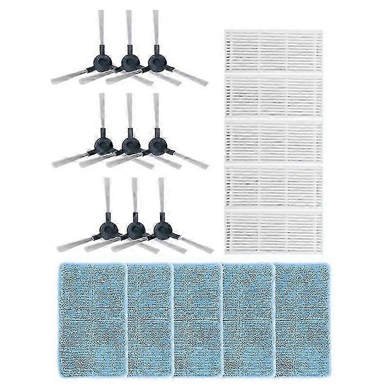 19pcs Replacement Parts For Midea Side Brush Mop Cloth Hepa Filter B