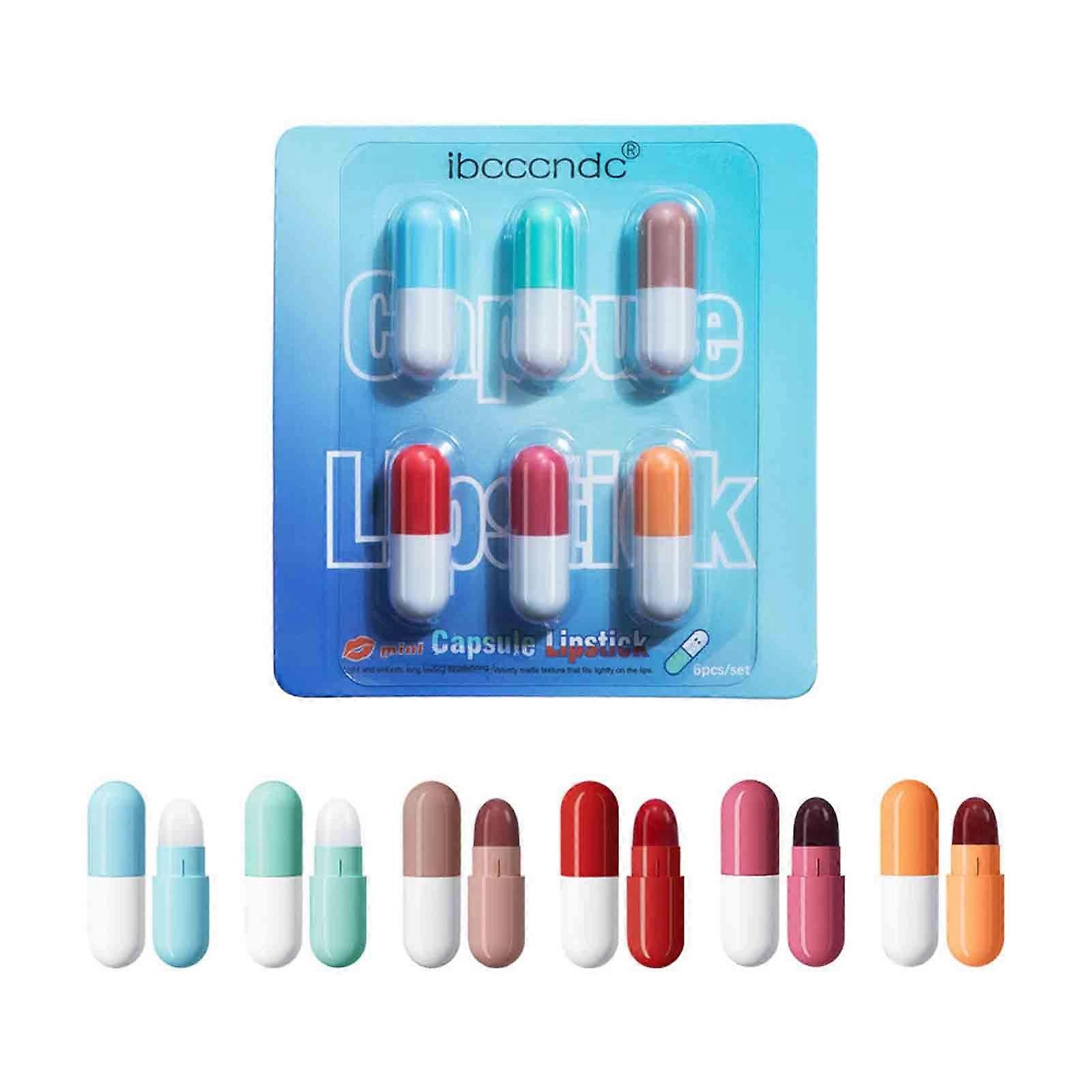 Matte vloeibare lippenstift, langdurige matte set, lippenstift, ster snoep, minicapsule, lippenstift, matte lippenstift