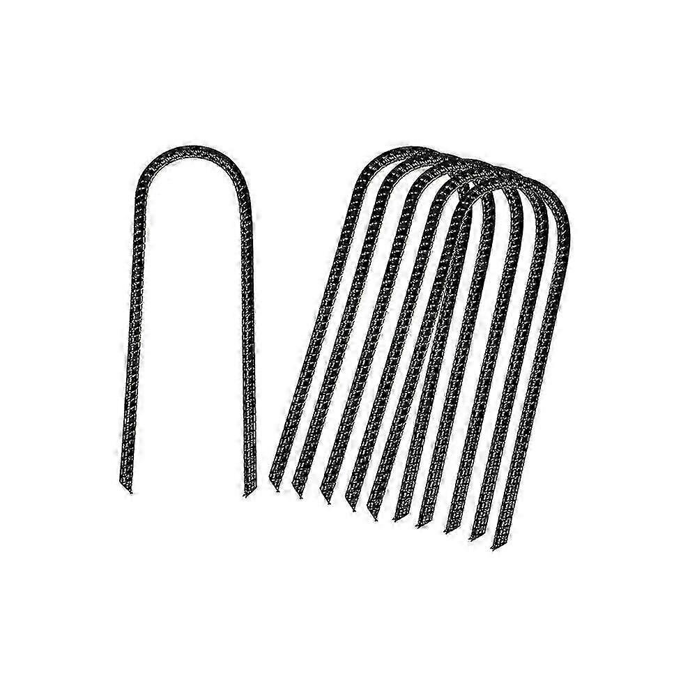 8pcsトランポリンステークU字型アンカーヘビーデューティメタル固定釘