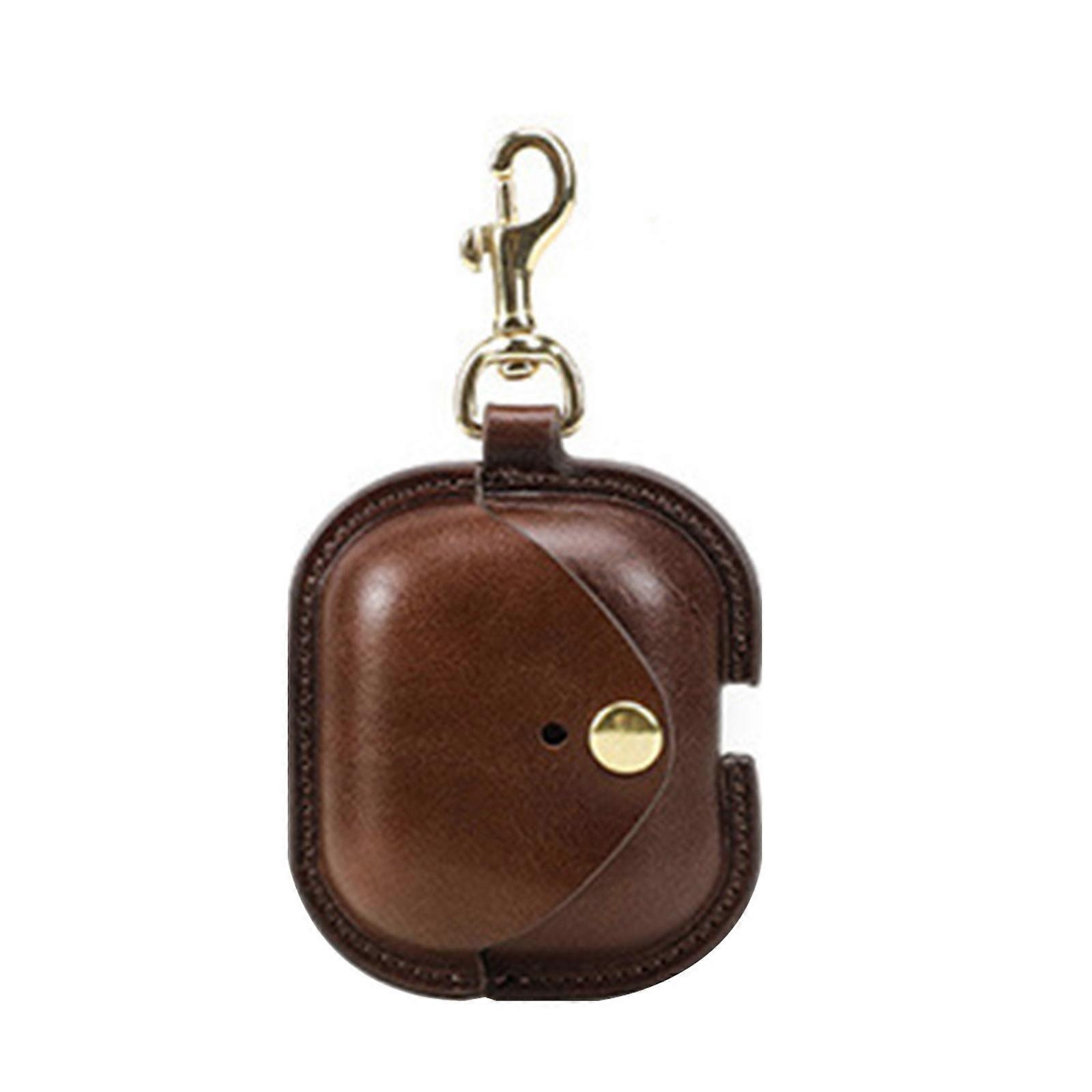 Scratchproof Carrying Case Shockproof Skin Suitable for Buds 3 Headphone Dustproof Housing Washable Leather Sleeve Shell brown