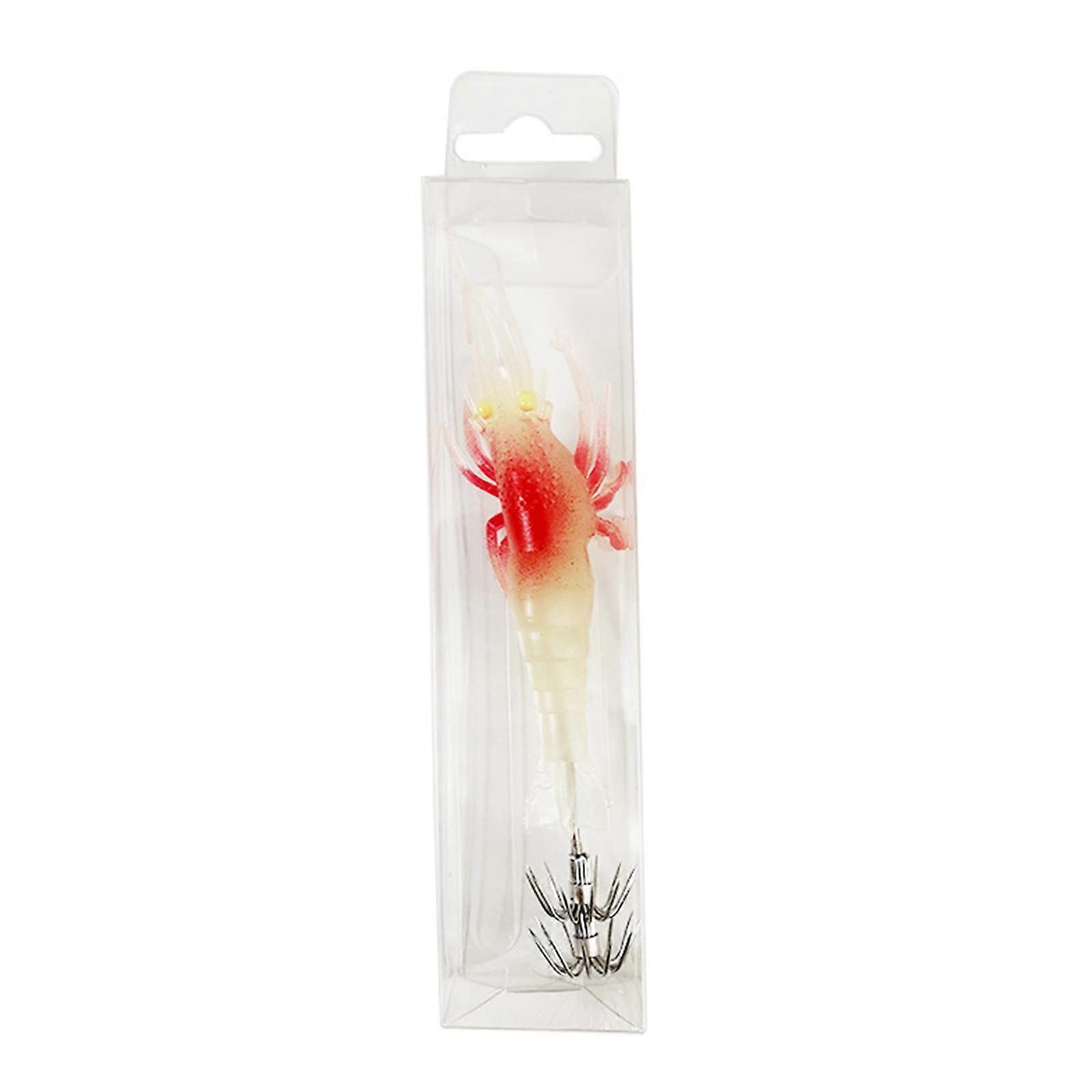 115mm Luminescent Squid Jigs Simulation Squid Hard Baits Attracting Artificial Baits Squid Fishing Hook for Sea Angling