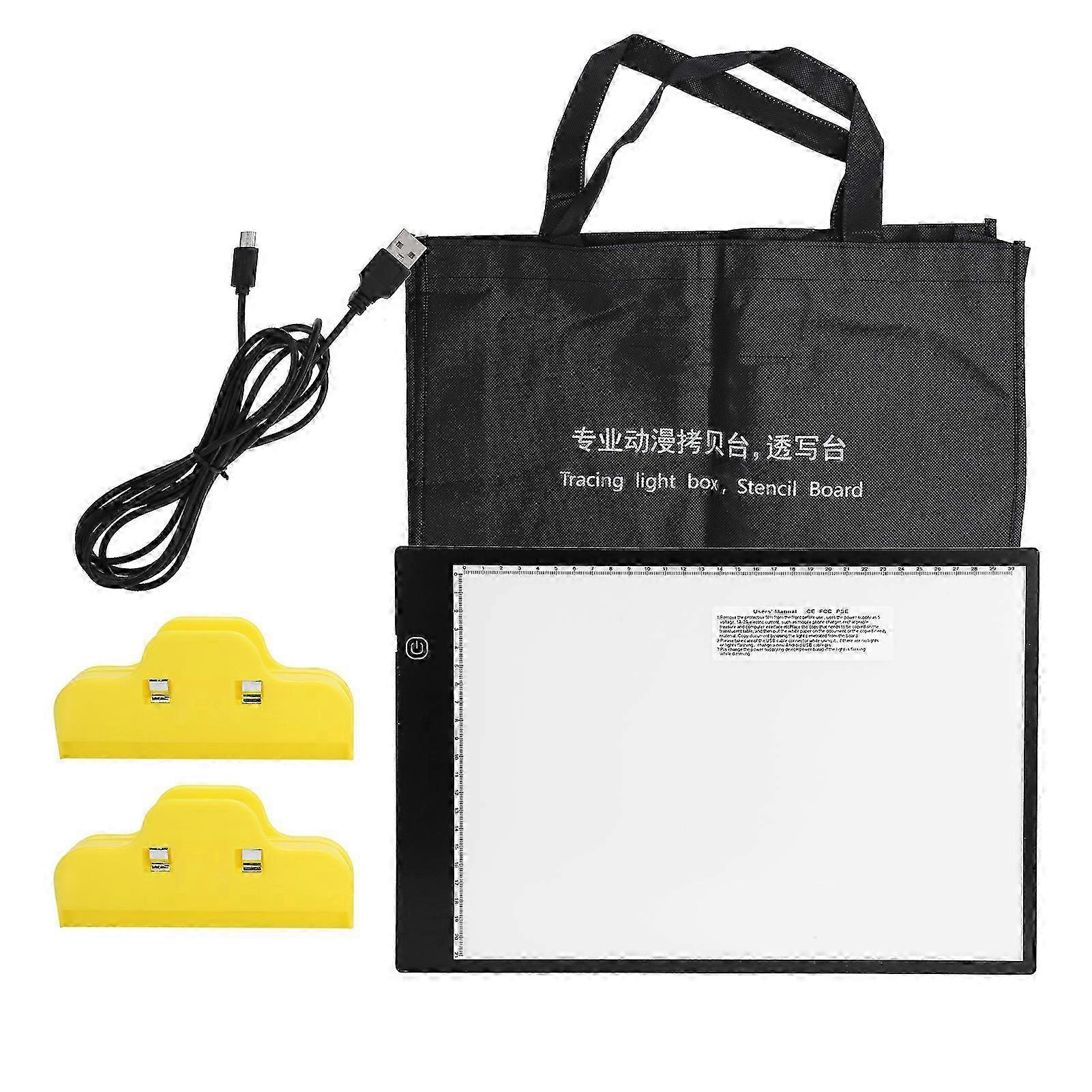 Portable A4 Light Box LED Tracing Drawing Board Adjustable Brightness for Artist Kid Painting Graffiti